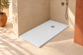 Plato ARDESIA · BLANCO · Ambiente caliza