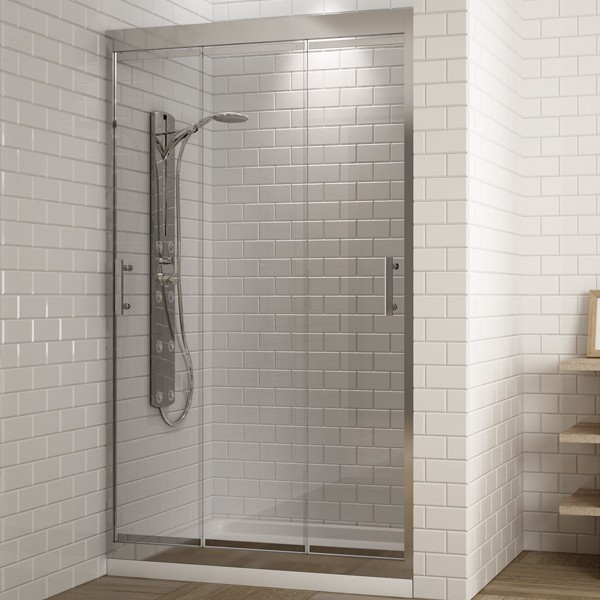 Mampara de ducha con tres puertas correderas RH1134 - Mamparas de ducha a  medida