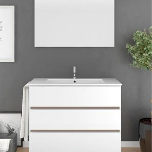 Mueble de baño Temis con lavabo Alto 82 cm fondo 45 cm